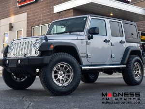 Jeep Custom Wheels (1) -  Black Rhino - 18 x 9.5 - Chase - Brushed Gunmetal Rotary Forged